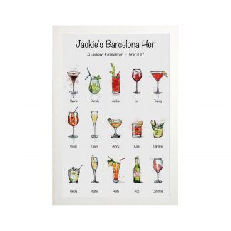 A3 Drinks Large Group Print Only