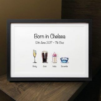 A3 Drinks Print - Framed