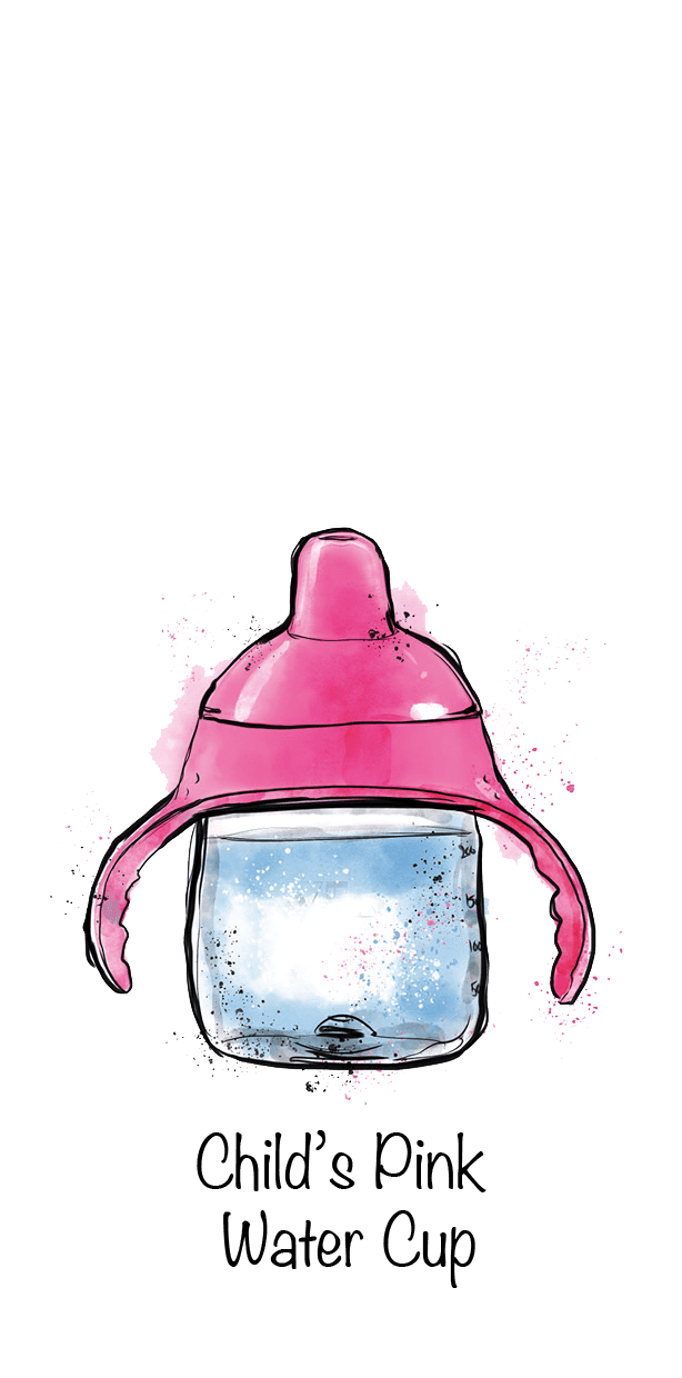 Pink Child's Water Cup
