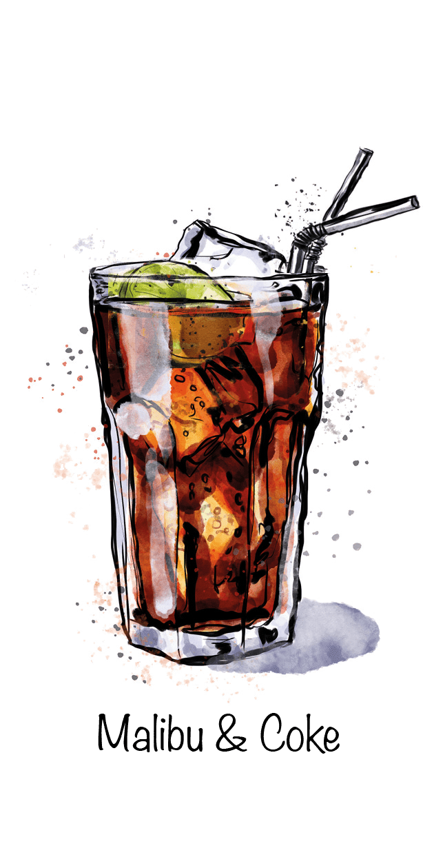 Malibu and Coke