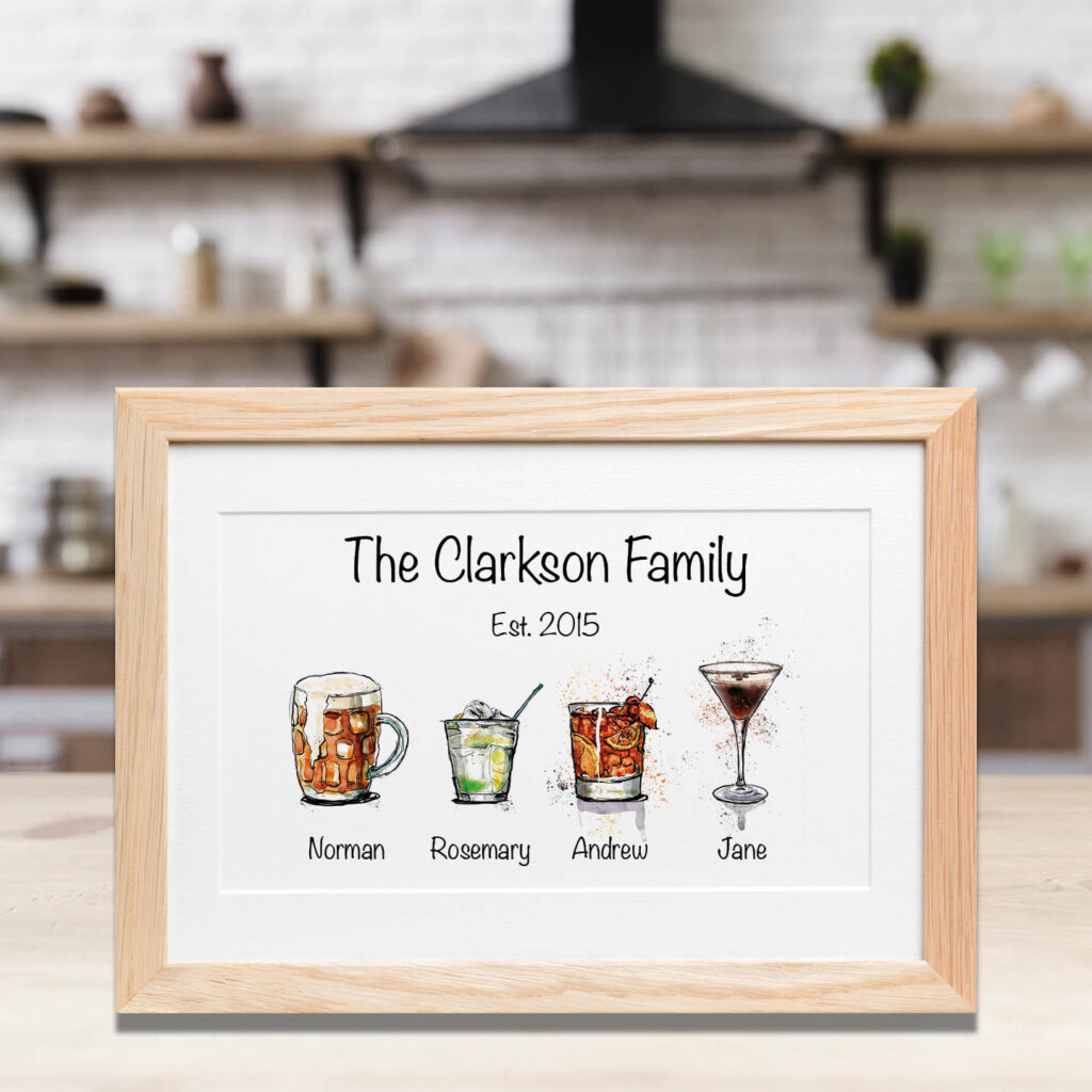 Family of Drinks Prints