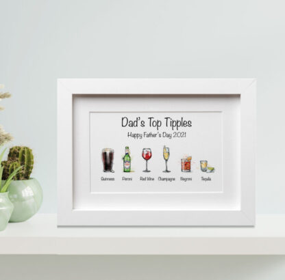 Dads Top Tipples Drinks Print